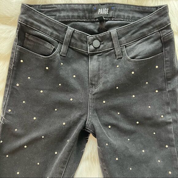 Paige Jeans Verdugo Skinny Rhinestone Jeans (25) - Picture 9 of 12